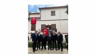 Başkan Aydın Selanikte Atatürkü Andı