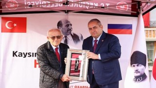 Kaysın Kuliyevin Yeni Büstü Törenle Açıldı