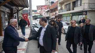 Başkan Eşki Çamdibinde saha mesaisinde