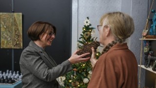 Başkan Köymen Atıklardan Harikalara sergisini ziyaret etti