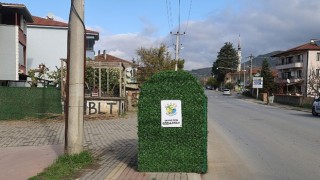 Geyve Belediyesinden Konteynere Yeşil Dokunuş