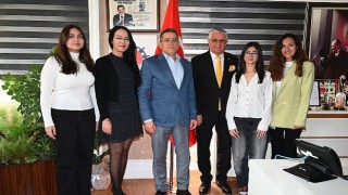 Göynük Fen Lisesinden Başkan Topaloğluna ziyaret