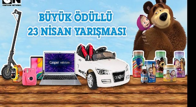 Cartoon Network’ün ödülü 23 Nisan yarışması başladı!