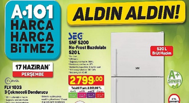 Birbirinden uygun fiyatlı teknolojik ürünler 17 Haziran itibariyle A101 marketlerinde!