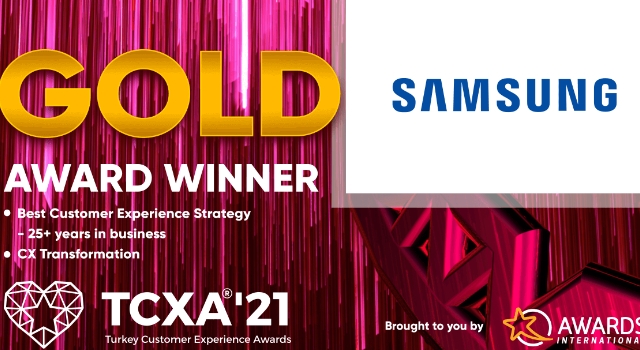 Müşteri deneyimi yarışmasında Samsung Türkiye’ye iki birincilik ödülü!
