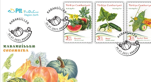 PTT’DEN "KABAKGİLLER" KONULU ANMA PULU VE İLKGÜN ZARFI