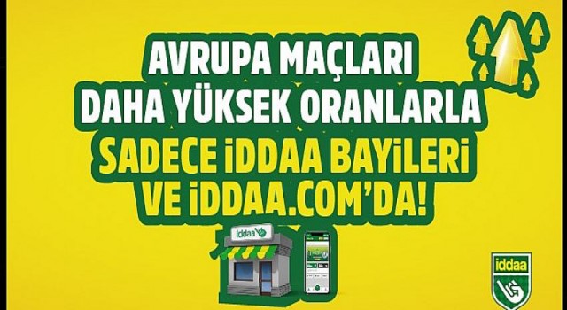 Avrupa maçları daha yüksek oranlarla sadece iddaa bayileri ve iddaa.com’da
