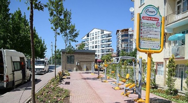 Engelsiz yaşam merkezi peyzaj çalışması tamamlandı