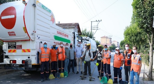 Mustafakemalpaşa Mahallesinde kapsamlı temizlik çalışması