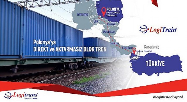Logitrans Lojistik’ten Polonya’ya Direkt ve Aktarmasız Blok Tren Hattı: LogiTrain!