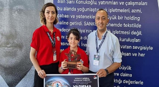 Teknofest’te Sanka Okulları flaması dalgalandı