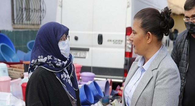 Başkan Çerçioğlu Pazarda Vatandaşlarla Buluştu