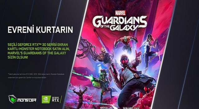 Monster Notebook’tan oyunculara “Marvel’s Guardians of the Galaxy” müjdesi