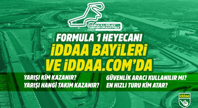 Türkiye GP'sine özel bahisler iddaa'da