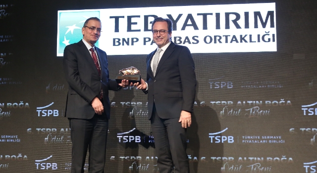 TEB Yatırım, “En Yaratıcı Sermaye Piyasası Projesi Ödülü”nün sahibi oldu