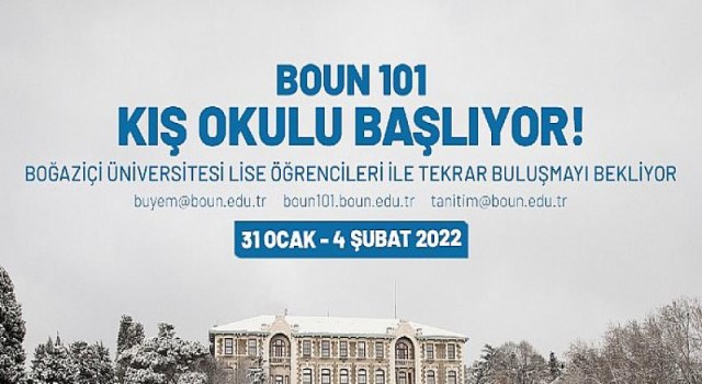 Liselilere Boğaziçi Üniversitesi’nden ders alma şansı