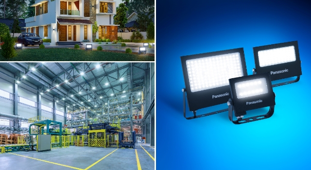 Panasonic LED Floodlight Projektör ile her yer aydınlık