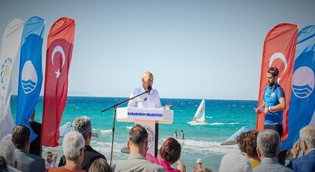 Başkan Soyer: Mavi bayraklı plaj sayısını 3 yılda 49’dan 66’ya çıkardık