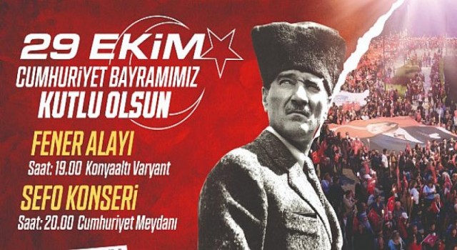 Antalya Büyükşehir Cumhuriyet’in 99. yılını coşkuyla kutlayacak