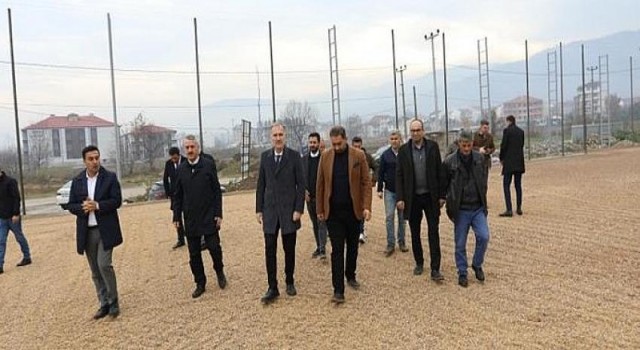 Başkan Taban’dan Yeni Saha Müjdesi