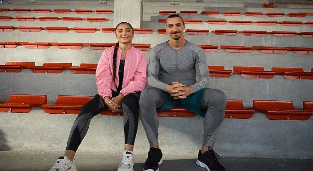 Futbolun kadın efsanesi Nadia Nadim ile Zlatan Ibrahimović H&M Move için birlikte oynuyor