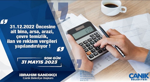 Canik Belediyesinden Mükelleflere Borç Yapılandırma Çağrısı