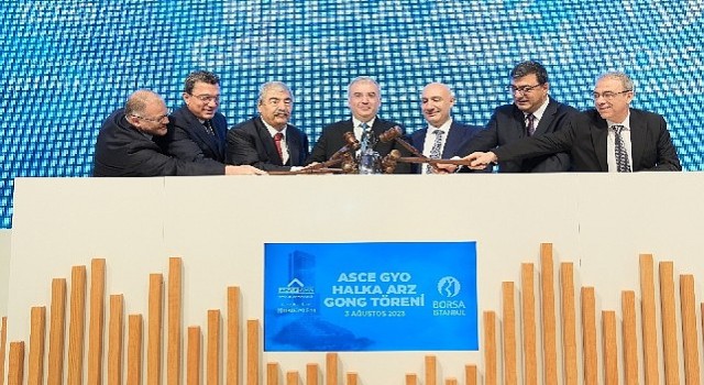 Borsa İstanbulda Gong ASCE GYO İçin Çaldı