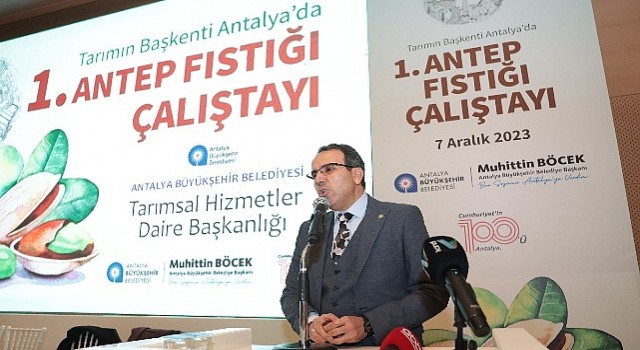 Antalyadan Antep fıstığı üretimi hamlesi