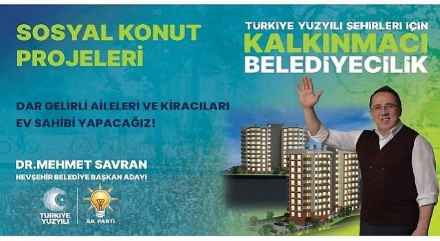 Savrandan Dar Gelirli Aileler ve Kiracılara Konut Müjdesi