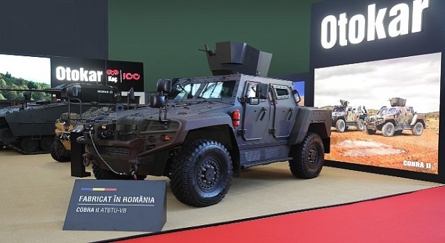 İlk Türk Zırhlı Aracı “COBRA II” Romanya da Sahneye Çıktı