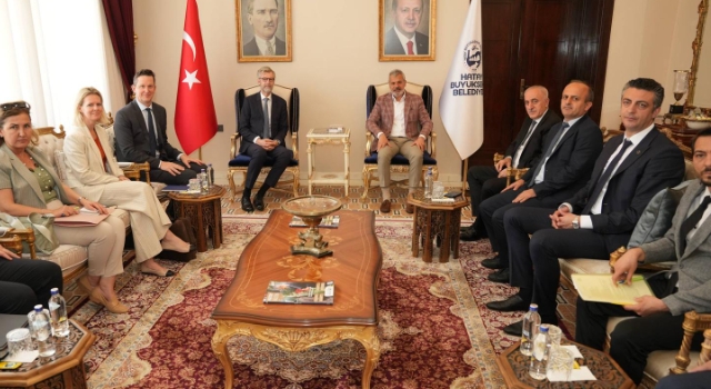 Başkan Öntürk Avrupa Yatırım Bankası Heyetini Ağırladı
