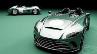 Yeni opsiyonel Bespoke Spesifikasyonu sınırlı üretim Aston Martin V12 Speedster ile buluştu
