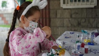 Maskeler çocuklarla renklendi!
