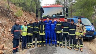 Akkuyu Nükleer A.Ş İtfaiye Görevlileri Aydıncık’daki Orman Yangınını Söndürme Çalışmalarına Katıldı