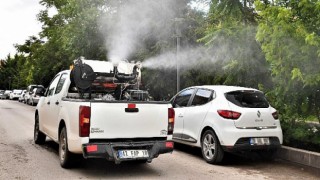 Aksaray Belediyesi şehir genelinde ilaçlama seferberliğini sürdürüyor