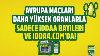 Avrupa maçları daha yüksek oranlarla sadece iddaa bayileri ve iddaa.com’da