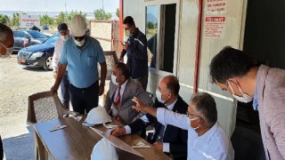 Başkan Büyükkılıç, Vali Günaydın ile Ahmet-İlmiye Büyükkılıç Okul İnşaatını İnceledi