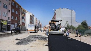 Eskişehir Ali Rıza Efendi Caddesi’nde asfalt çalışması başladı