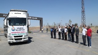Gölbaşı Belediyesi İkinci Yardım Tırlarını Yola Çıkardı…