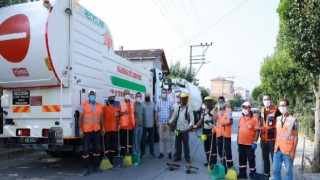 Mustafakemalpaşa Mahallesinde kapsamlı temizlik çalışması