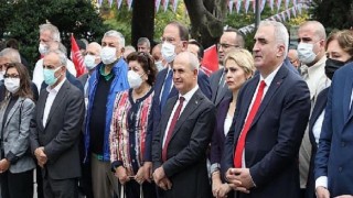 CHP’nin 98. Kuruluş Yıl Dönümü dolayısıyla CHP teşkilatı tören düzenledi