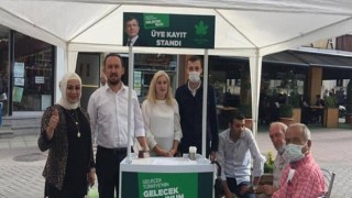 Gelecek Partisi Bolu İl Başkanlığı üyelik standı açtı