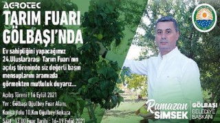 Gölbaşı Belediyesi; AGROTEC Tarım Fuarı ile Yerli ve Yabancı Turistleri Ağırlayacak…