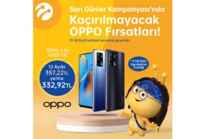 OPPO A74 ve OPPO Enco Air Sarı Günler Kampanyasında  İndirimli Fiyatlarıyla Turkcell Mağazalarında
