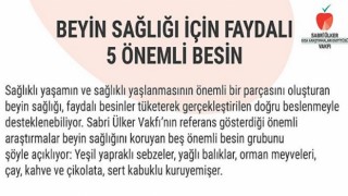 Beyin Sağlığı İçin Faydalı 5 Önemli Besin
