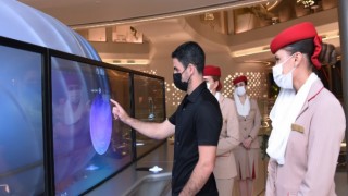 Emirates, Expo 2020 Dubai Pavyonu’nda Arsenal FC Teknik Direktörü Mikel Arteta’yı ağırladı