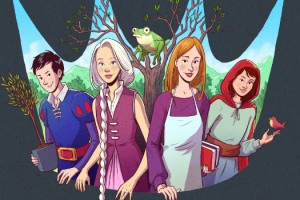 Eşit Masallar tiyatro sahnesinde 