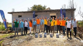 Marshall’dan Manavgat’ta yangın sebebiyle hasar gören yaşam alanlarına boya desteği