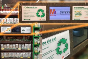 Migros’ta kuruyemiş kabuğundan reyon