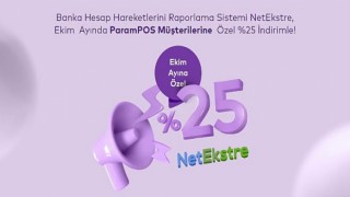 NetEkstre, ParamPos’lulara Yüzde 25 İndirimli